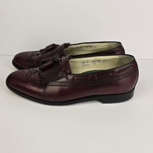 Florsheim Imperial Comfortech Leather Tassle Loafers Sz 10.5 E